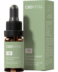 CBDVITAL Naturextrakt Premium 10% - Vorderansicht