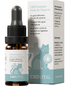 Huile de CBD pour chats 